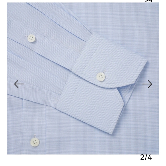 Thomas Pink Mens‎ Light Blue Long Sleeve Button Down Dress Shirt - Picture 10 of 12